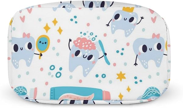 Teeth Funny Little Dental Lunch Bag Cute Small Lunch Totebag Reusable Leakproof Lunch Bag Men And Woman Work Picnic