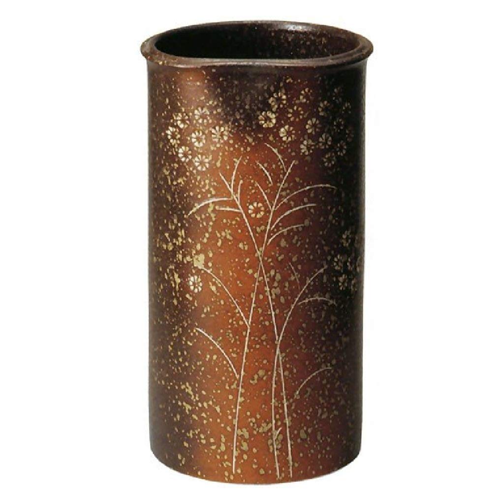 お値下げしました⤵信楽焼傘立て  草花紋 高さ４１cm Amazon｜ギフト包装承ります 草花紋傘立 【信楽焼 傘立】 / お