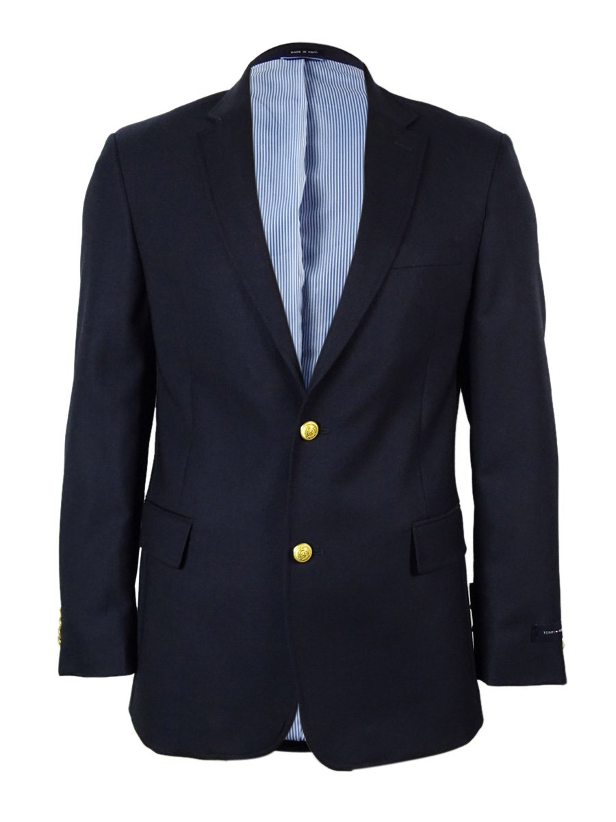 Tommy Hilfiger Men's Button Vent Trim Fit Blazer