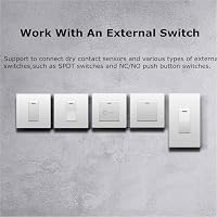 ColoRock WiFi Okos Kapcsolómodul - 2-Utas Mini Relé Modul 16A, Smart Life/Tuya Applikációval, Alexa és Google Home Kompatibilis, Hagyományos 9