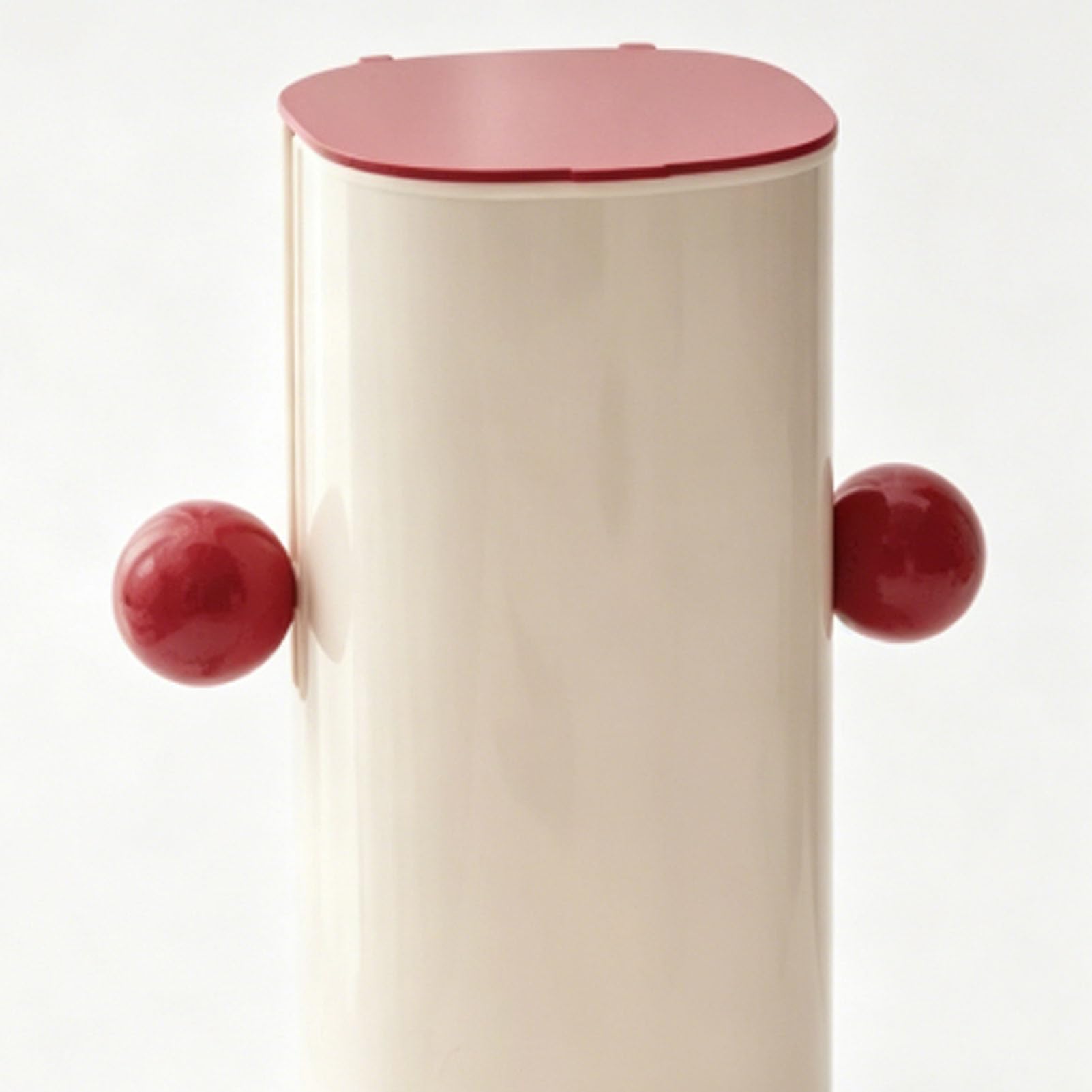 Porta Pennelli per Trucco a Sollevamento Automatico, Organizer per Pennelli per Trucco in Plastica con Coperchio, 4 Scomparti, Spazio di Archiviazione -up con un per il Ripiano del Bagno