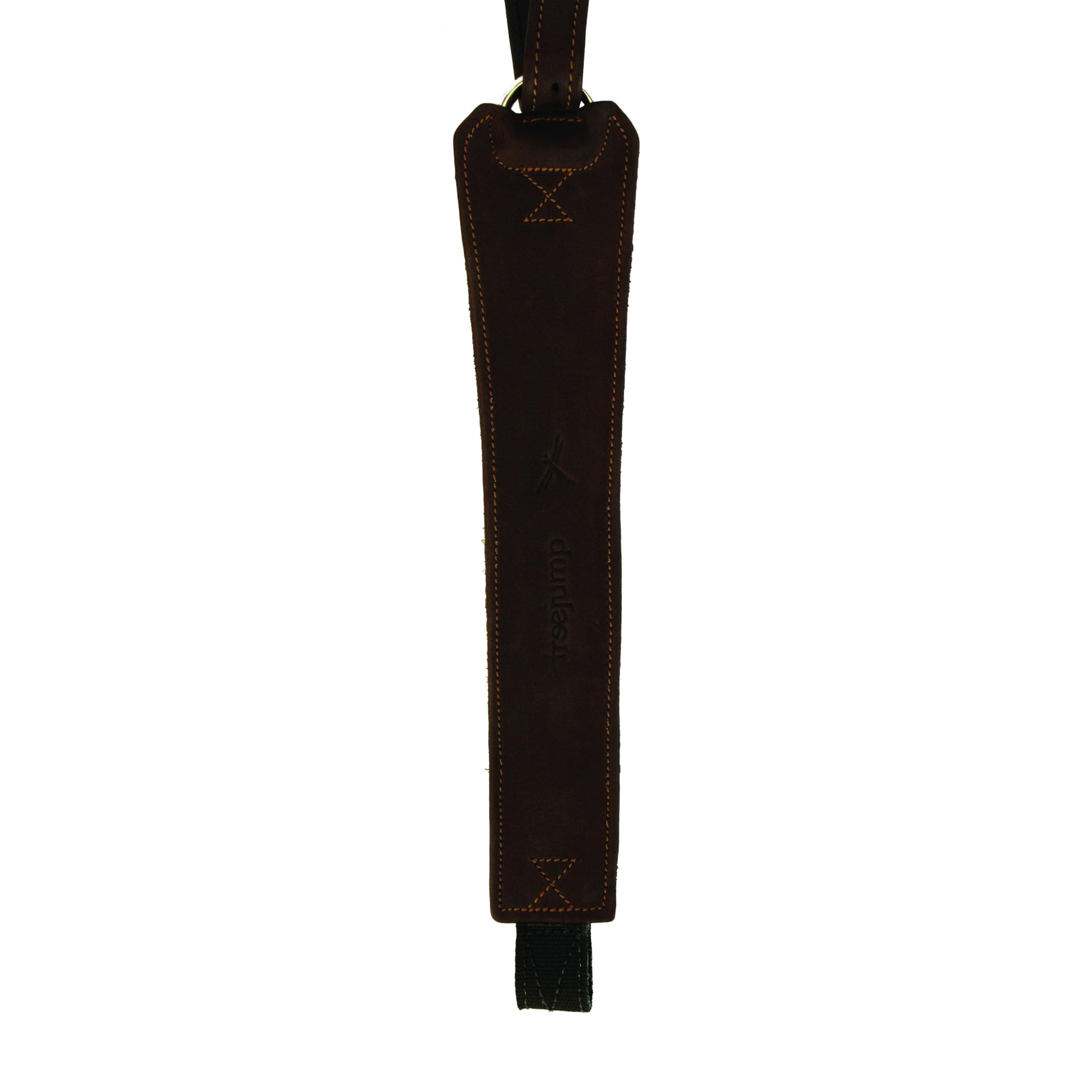 Freejump Pro Grip Stirrup Leathers - Black: Medium