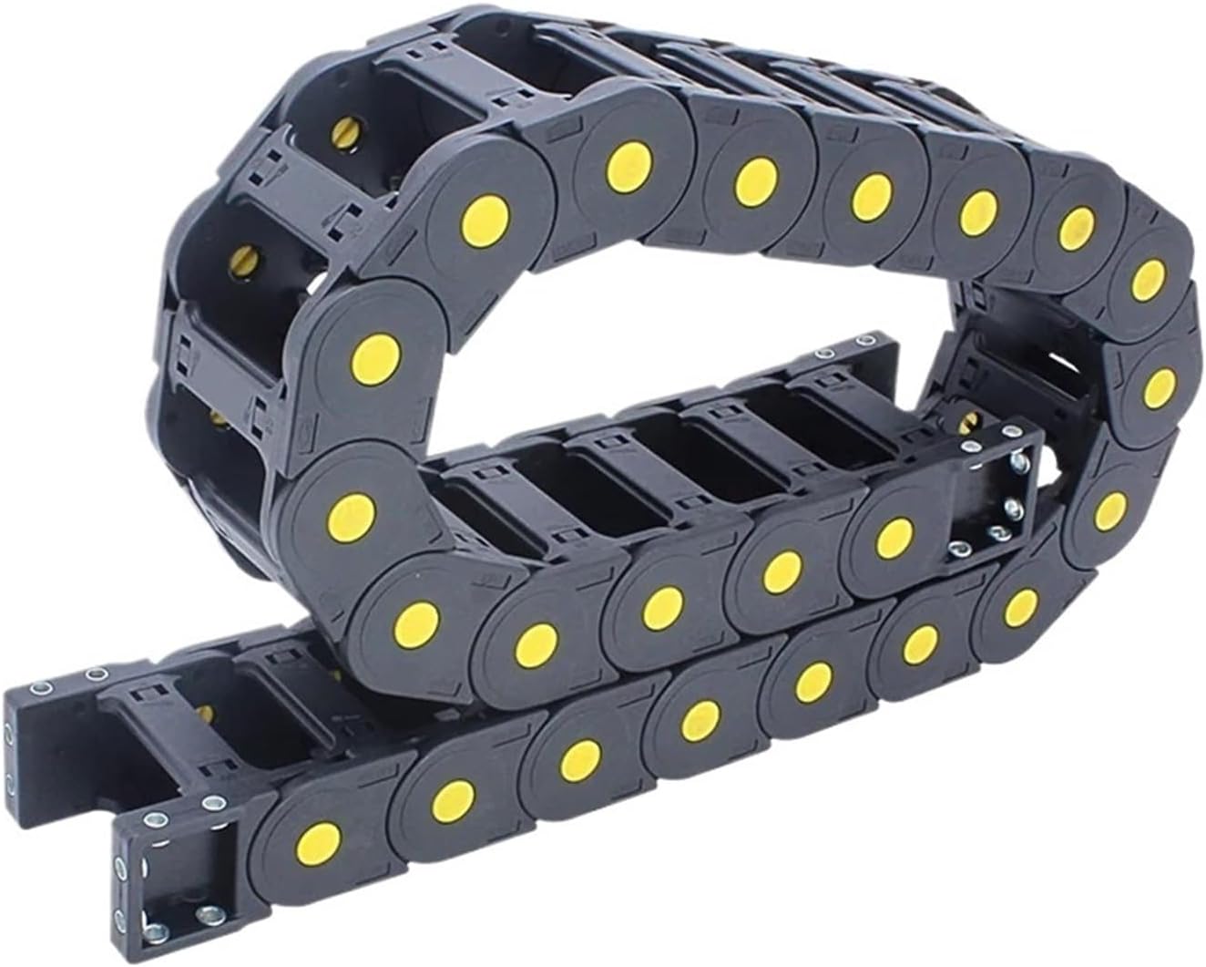 BIRAN 1-Meter Cable Drag Chain. Series of H30Q.1.S-Bridge Type Open of Both Side(125mm,30x100 mm-FJT)