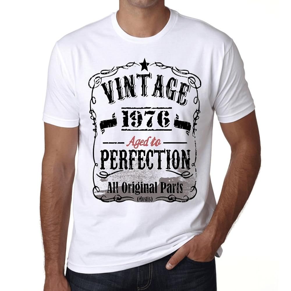 Men's Graphic T-Shirt All Original Parts Aged to Perfection