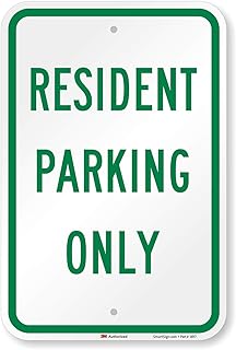 SmartSign - T1-1044-HI_12x18 Resident Parking Only Sign By | 12