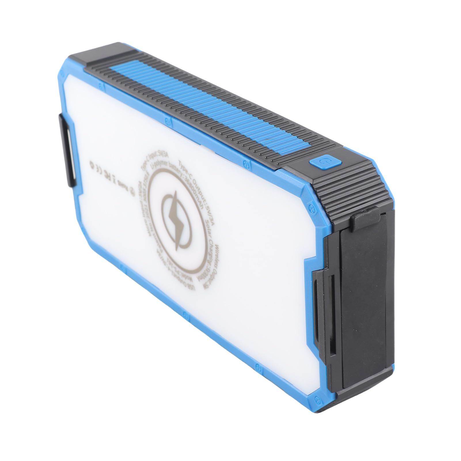 Chrees Solar-Powerbank, 36800 MAh, Schnell Aufladbarer, Tragbarer Externer Akku für Outdoor-Camping, 34 LEDs, USB-Solar-Powerbank Zum Wandern