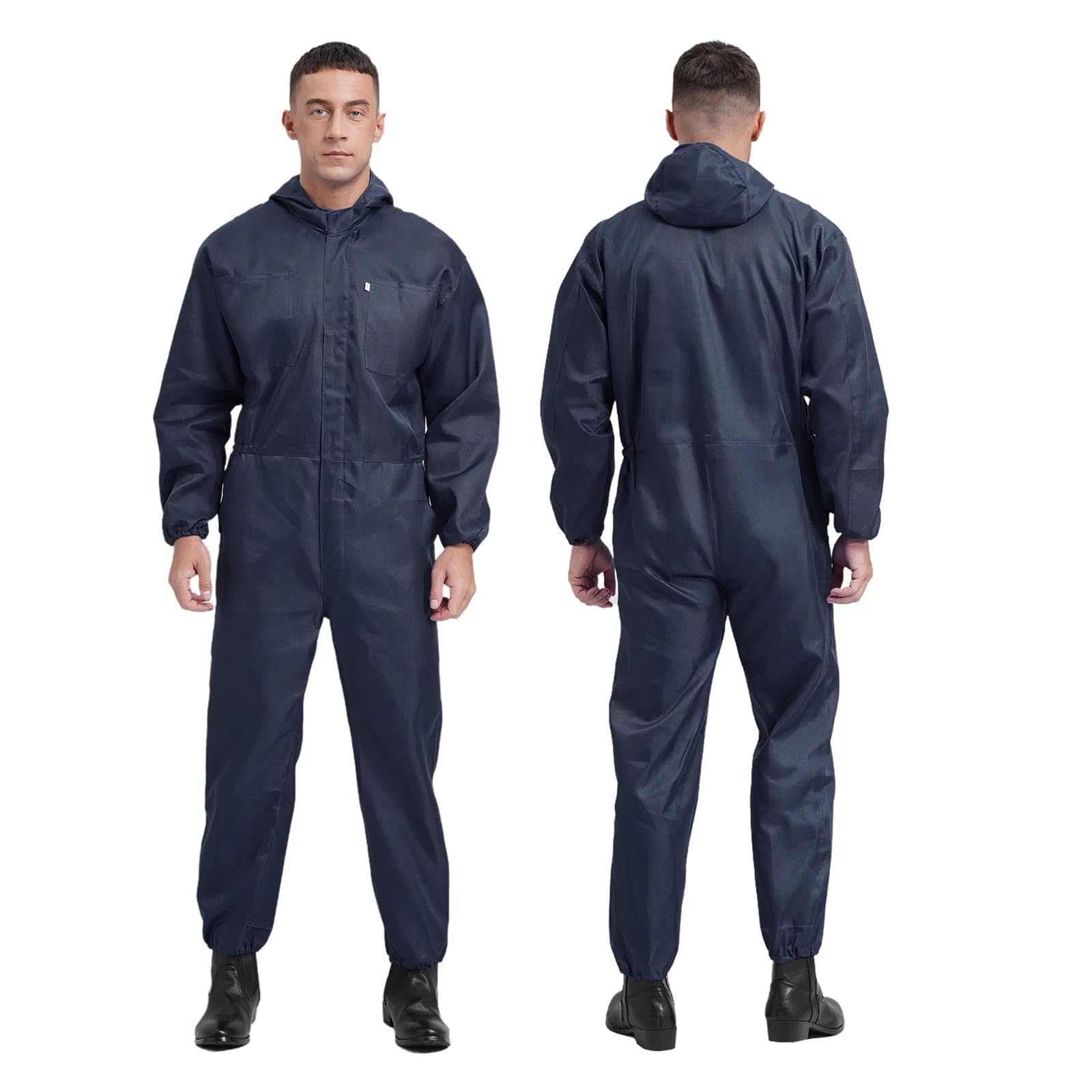 Overol De Trabajo para Hombre Monos de Trabajo for Hombre, con Bolsillos Grandes, Mono for Taller, Capucha a Prueba Polvo, Uniforme mecánico