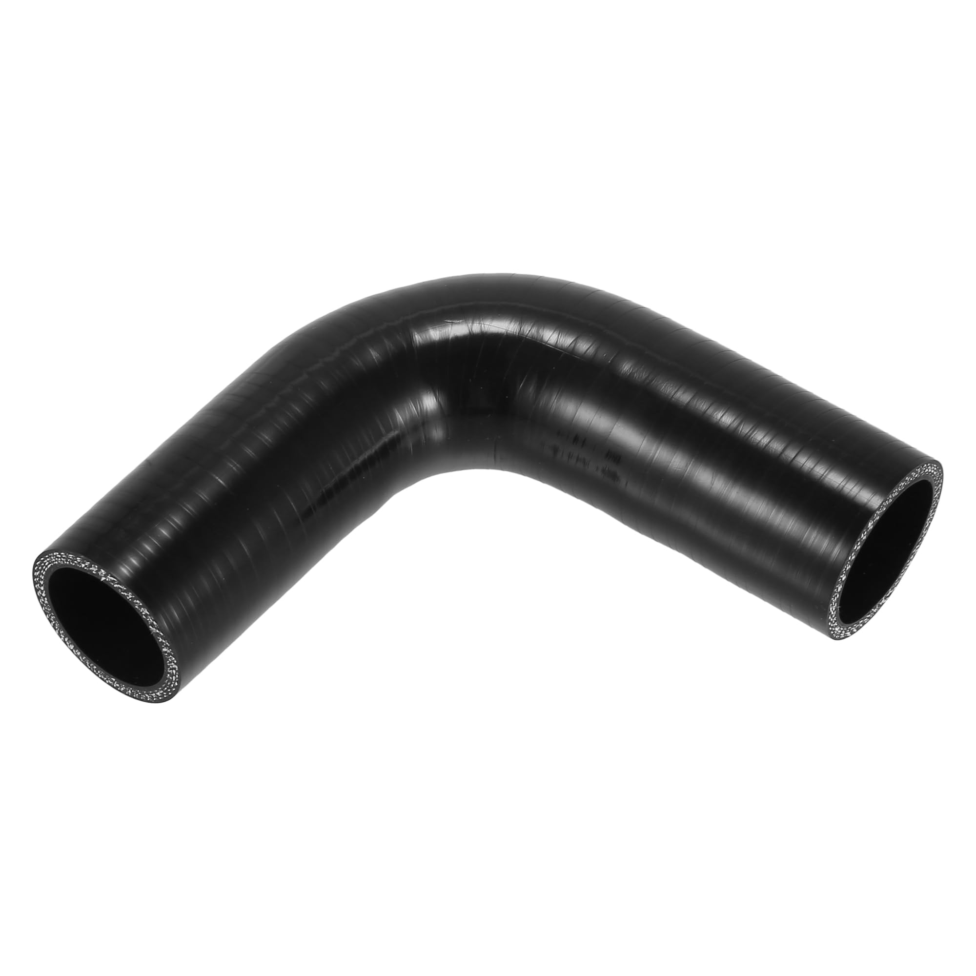 X AUTOHAUX 1 Tuyau De Refroidissement Universel En Silicone Rouge De 28 Mm à 32 Mm, Diamètre Intérieur 100 Mm, Longueur 90 Degrés