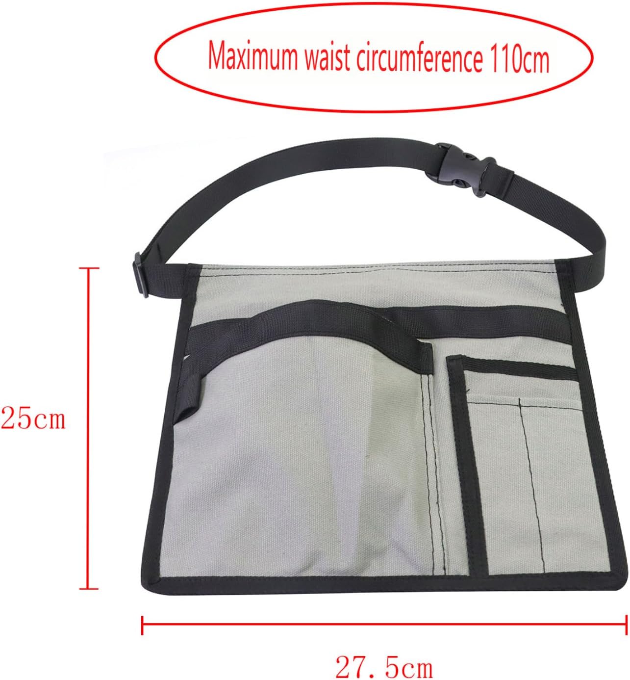 Multi-Pocket Utility Waist Pack - Heavy-Duty Tool Organizer Belt Bag for Electricians & Contractors