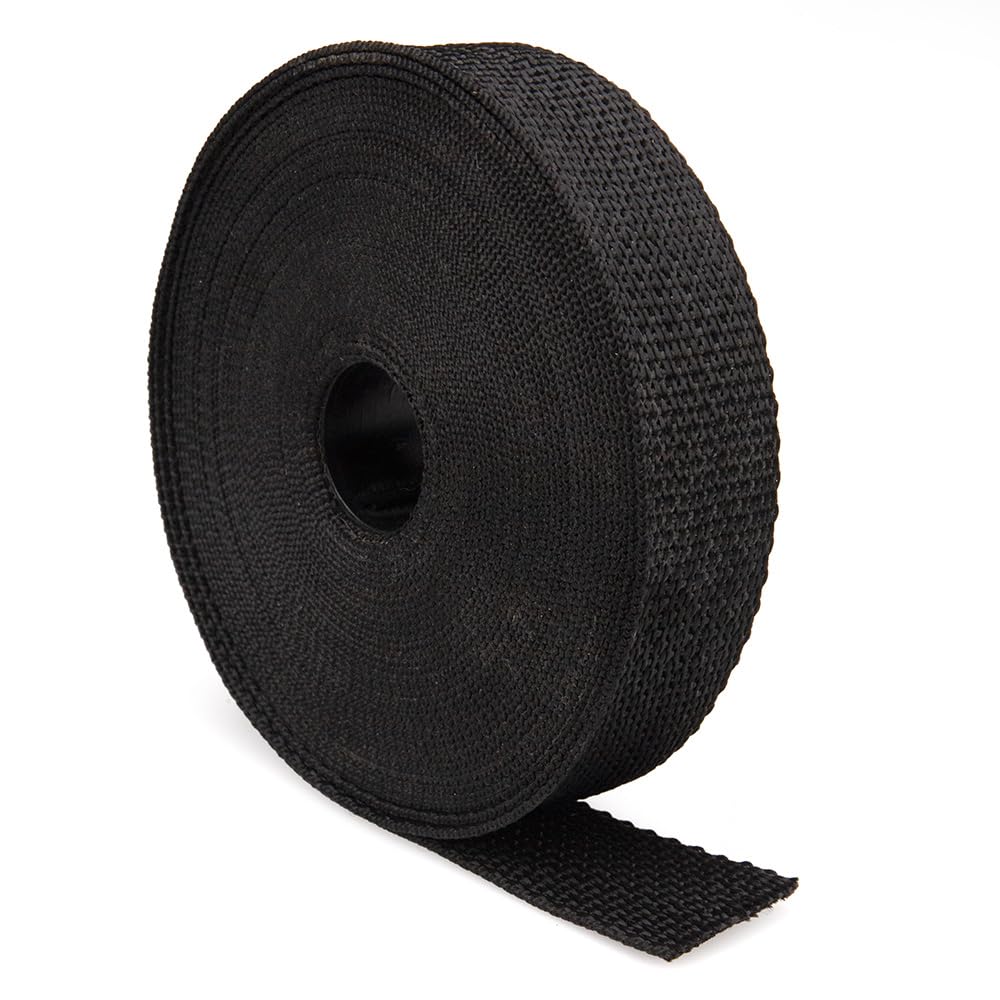 Rope and Cord Polypropylene Webbing – 1 Inch Weather Resistant Multipurpose Webbing – Black, 1 Yard