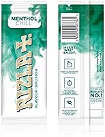 Vista 2 de Rizla Tarjetas de Infusiones de Sabor Menthol Chill Caja Completa de 25