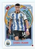 2023 TOPPS ARGENTINA FILETEADO #15 EXEQUIEL PALACIOS SOCCER OFFICIAL TRADING CARD OF SOCCER