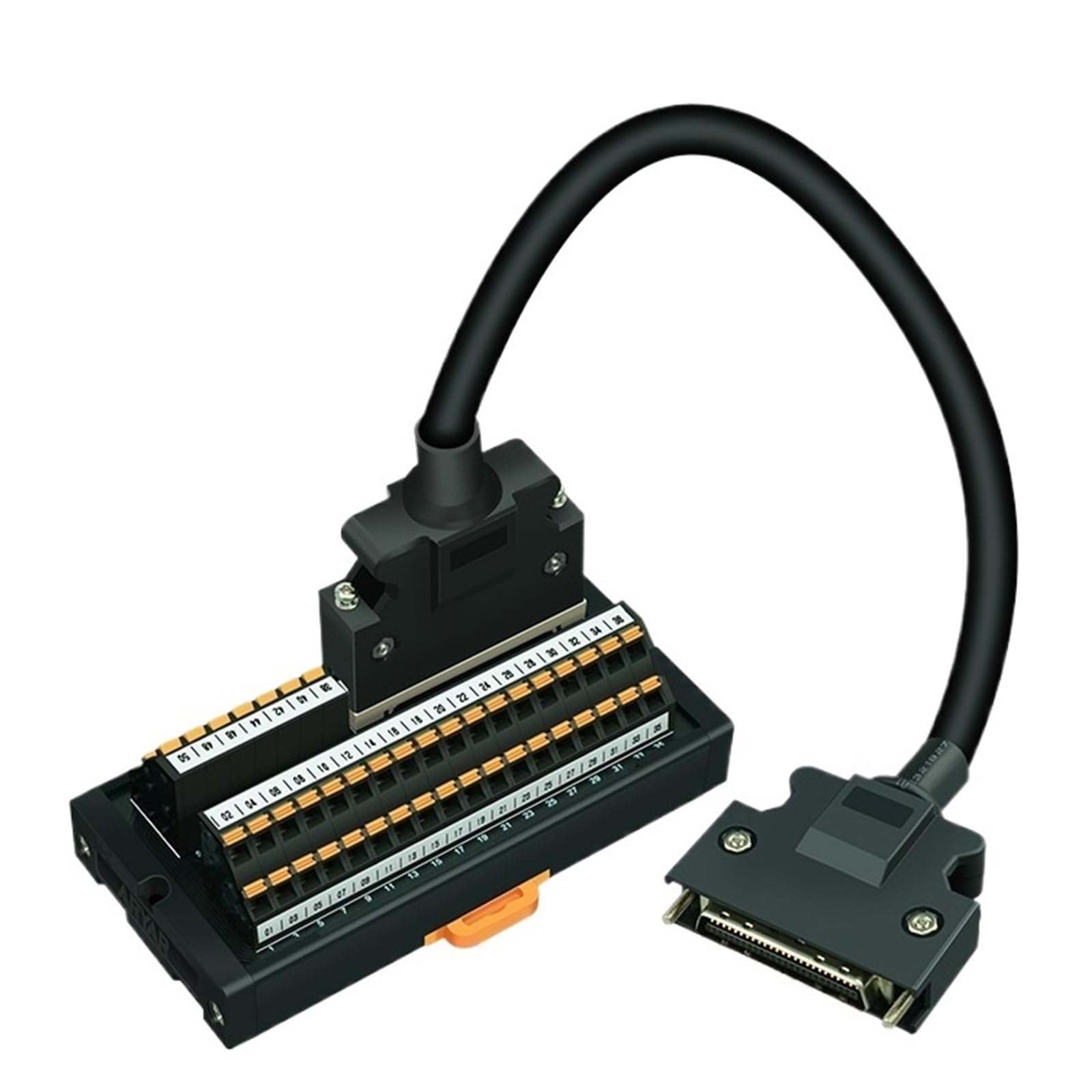 Uniwersalna szyna DIN 50 PIN SCSI50 CN1 listwa zaciskowa we/wy do serwosilnika i napędu HL-SCSI-50P(CN)-PDM-SP(1M Cable)