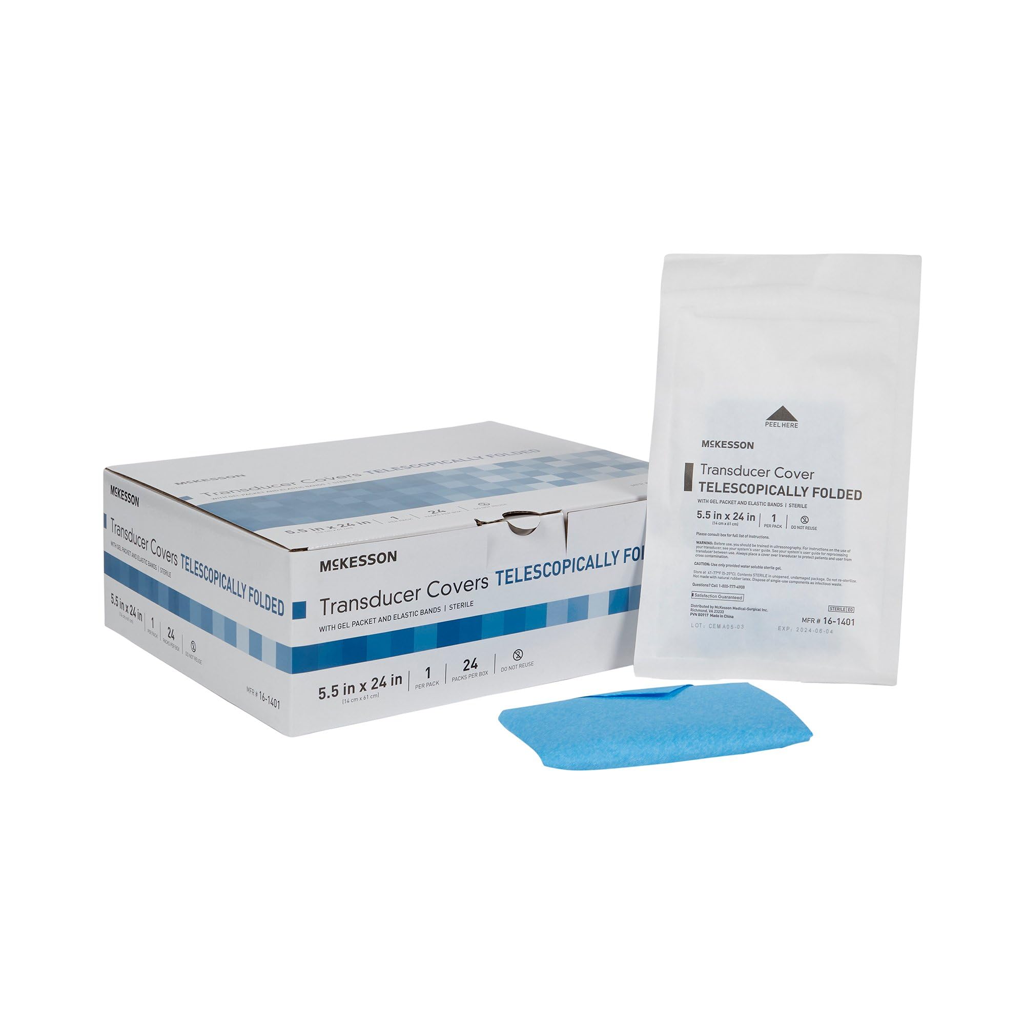 Amazon.com: McKesson Transducer Cover Kit - Telescopically Folded  
