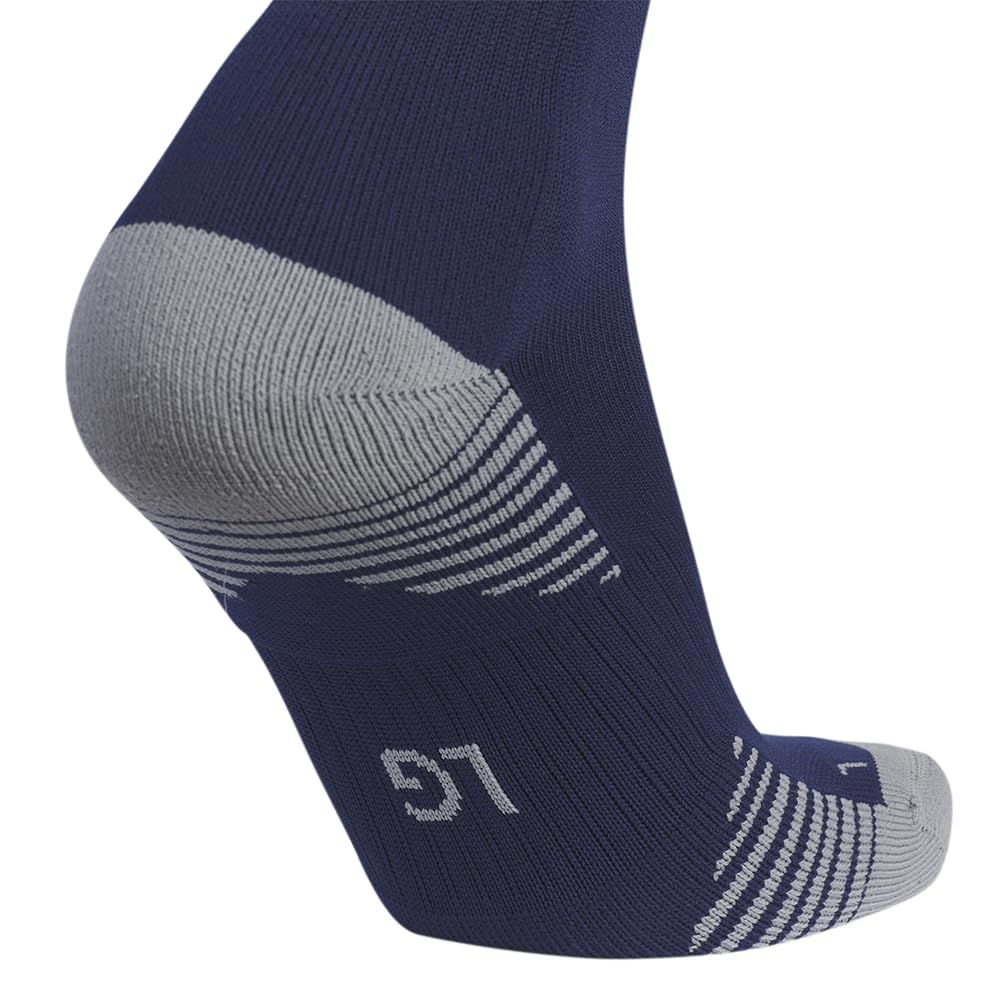 adidas Unisex Copa Zone Cushion 5 OTC, skarpety piłkarskie, męskie skarpety kompresyjne treningowe, nad łydkę, Team granatowy/biały, M
