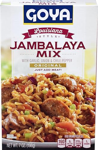 Miniatura 3 de Goya Foods Louisiana Style Jambalaya Rice Mix, 7 onzas (paquete de 12)