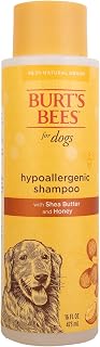 Burt's Bees Hypoallergenic Dog Shampoo with Shea Butter & Honey - 95% Natural, Sensitive Skin Formula, 16oz