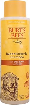Burt's Bees for Pets Hypoallergenic Dog Shampoo with Shea Butter and Honey, Gentle Fragrance Free Shampoo for Sensitive Dogs