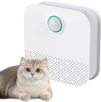 Litter Deodorizer - Automatic Sensor Cat Odor Eliminator | Safe Air Freshener Absorber For Home | Deodorizers Smell Air Fresheners For Bathroom House Closet Laundry Indoor Outdoor Floor Couch
