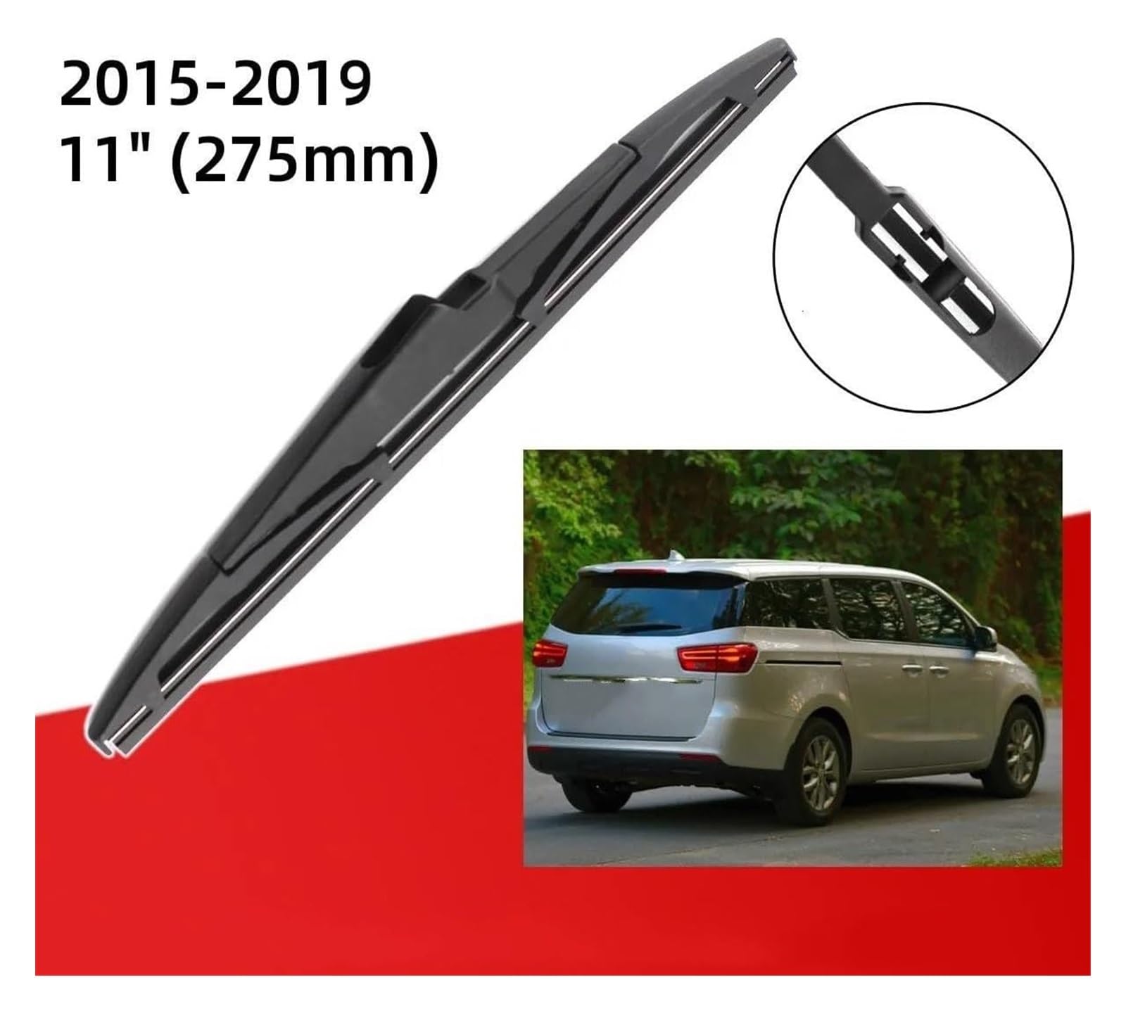tergicristallo per KIA per Carnival 2015 2016 2017 2018 2019 Spazzole Tergicristallo Anteriori Posteriori Spazzole J Gancio Spazzole Tergicristallo Auto