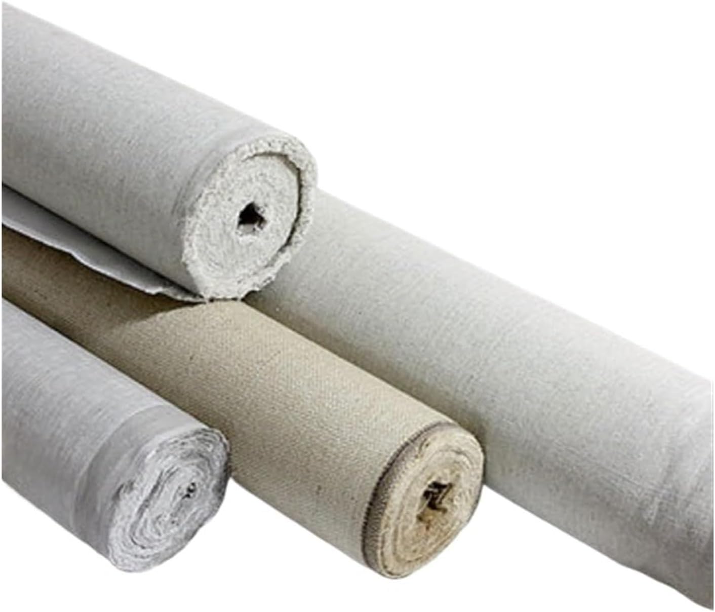 Cotton Canvas Roll, Cotton Canvas Roll Primed Linen Blend 10m Blank for Oil Painting Width 28-88cm(Width 88cm)