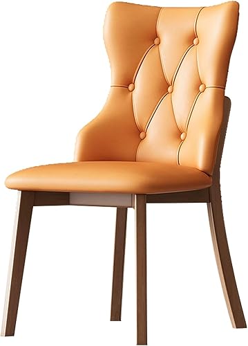 Miniatura 25 de JKGHK - Sillas de comedor, sillas de cocina tapizadas, silla de sala con respaldo y patas de madera, silla de sala de estar sin brazos para el Negro