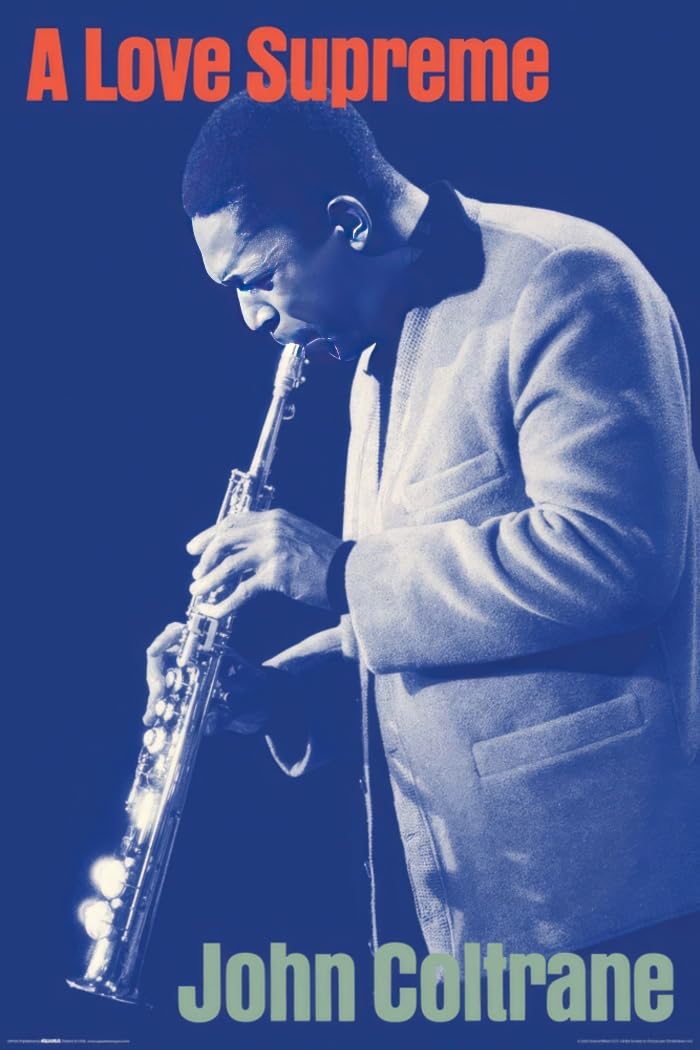 Amazon.com: John Coltrane - Music Poster (A Love Supreme) (Size