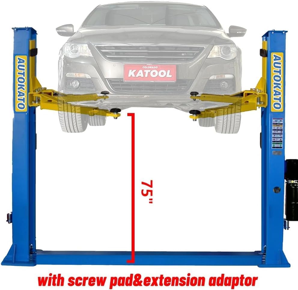 KATOOL 11000lb 4.0HP 2 Post Lift