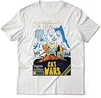 Camiseta Geek Mascilino Cat Wars 5 Cores