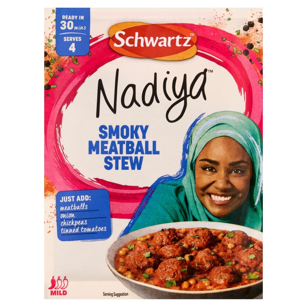 x Nadiya Smoky Meatball Stew Recipe Mix, 30g