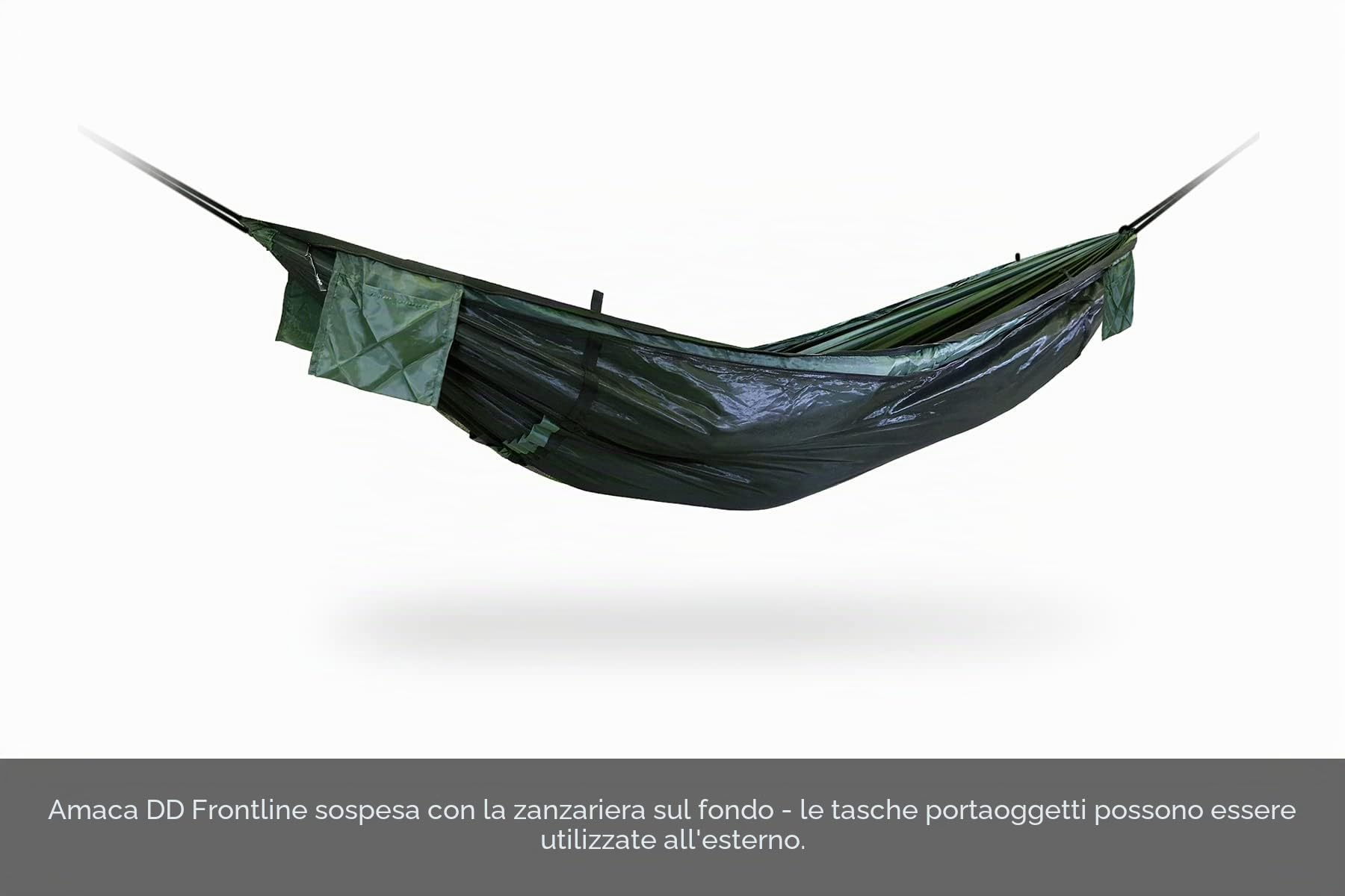 DD Frontline Hammocks, amaca da campeggio, leggera, con zanzariera