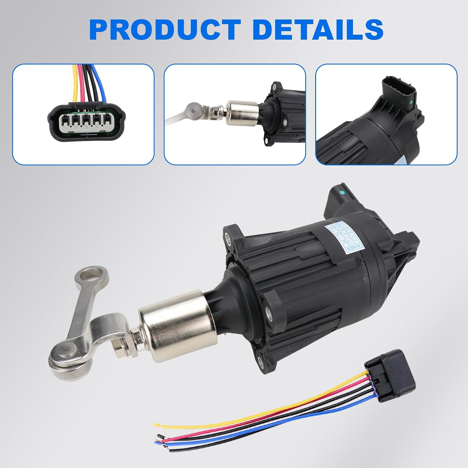 K6T52372 Electronic Turbo Wastegate Actuator Compatible with Honda Civic(16-19) Accord(18-19) CR-V(17-19) 1.5 VTEC Turbocharger Solenoid Valve Replaces 18900-5AA-A01, 49373-07011