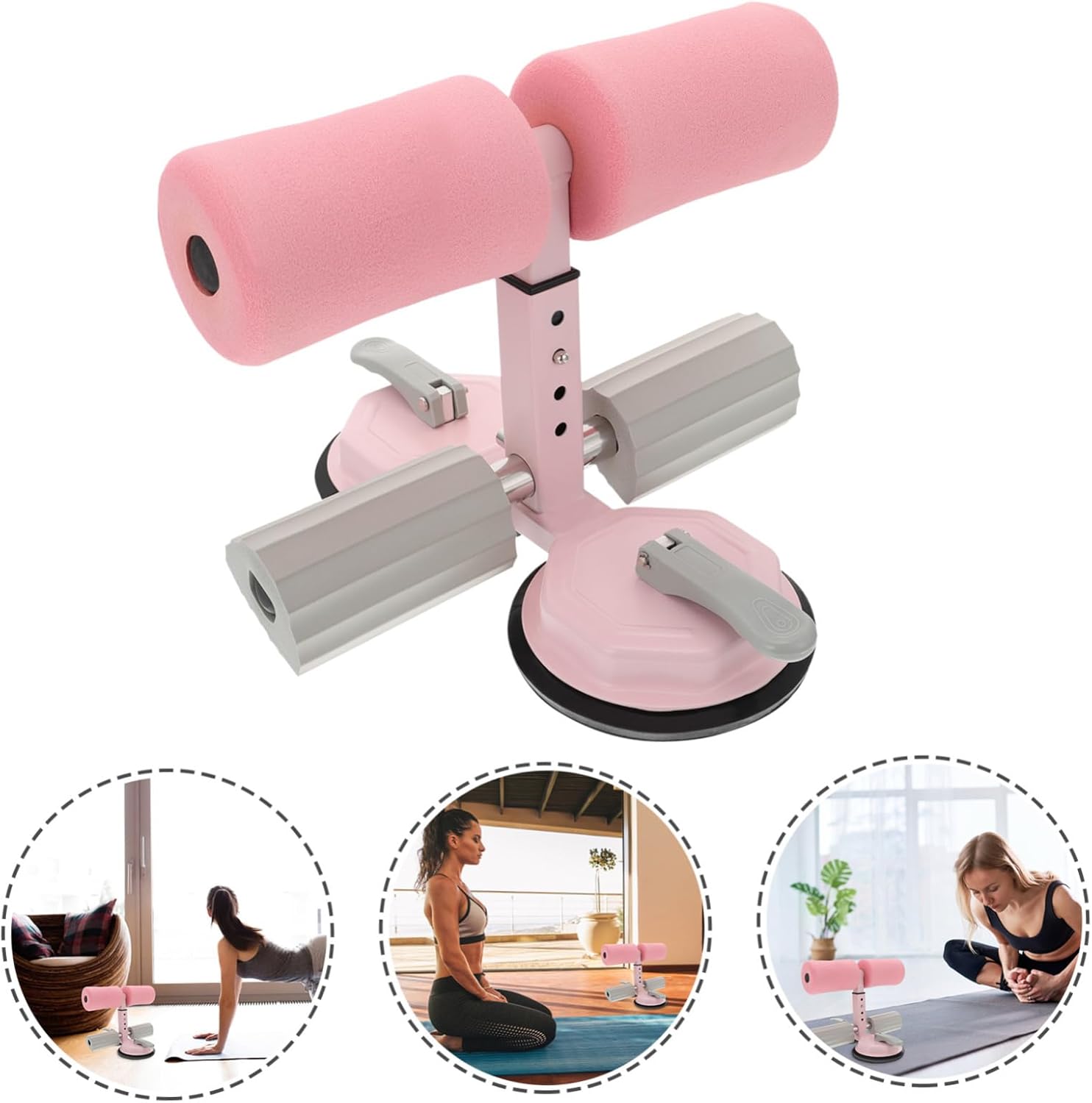 Abdominal Fitness Equipment Sit up Assist Machines Holder Portable Device Ab Machine Crunches Aid