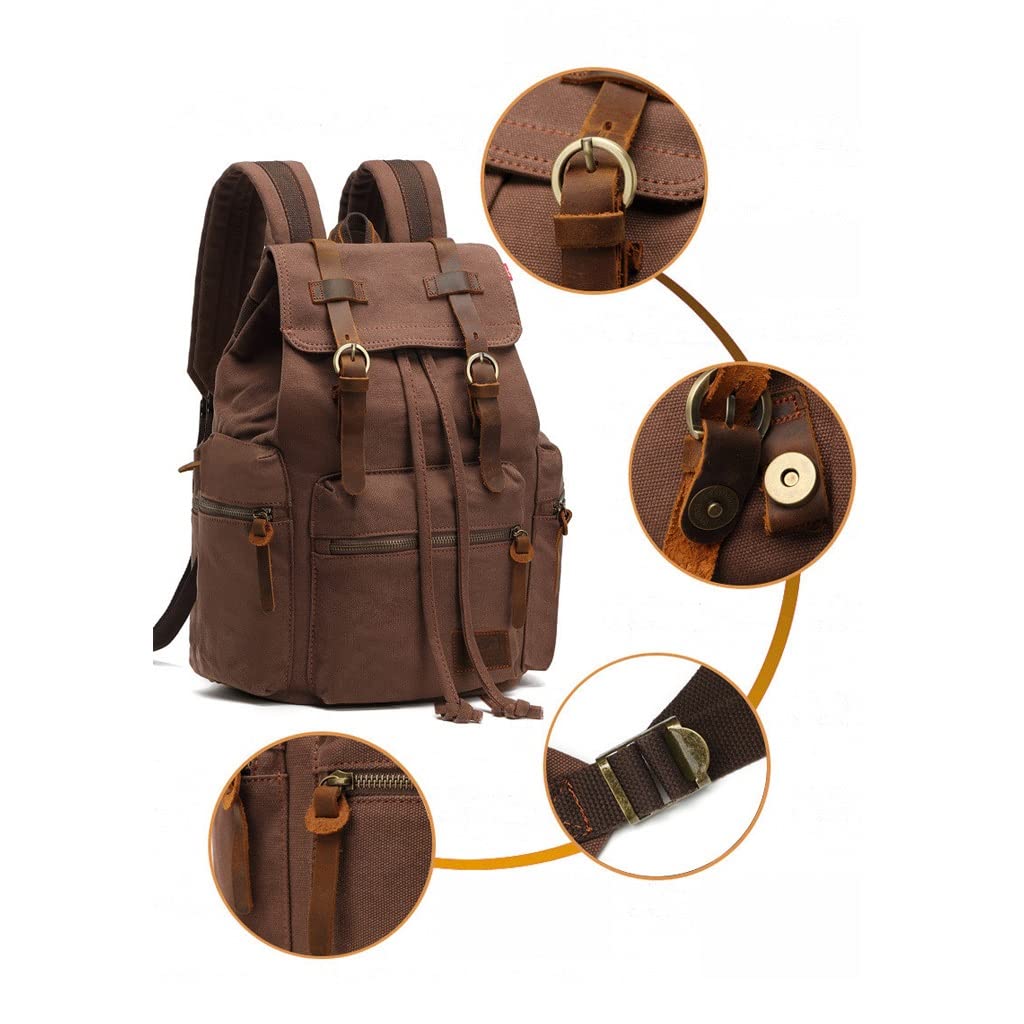 ☺︎ヴィンテージ登山用リュック☺︎ Amazon.co.jp: [lXiJESR] ヴィンテージリュックサックレザー
