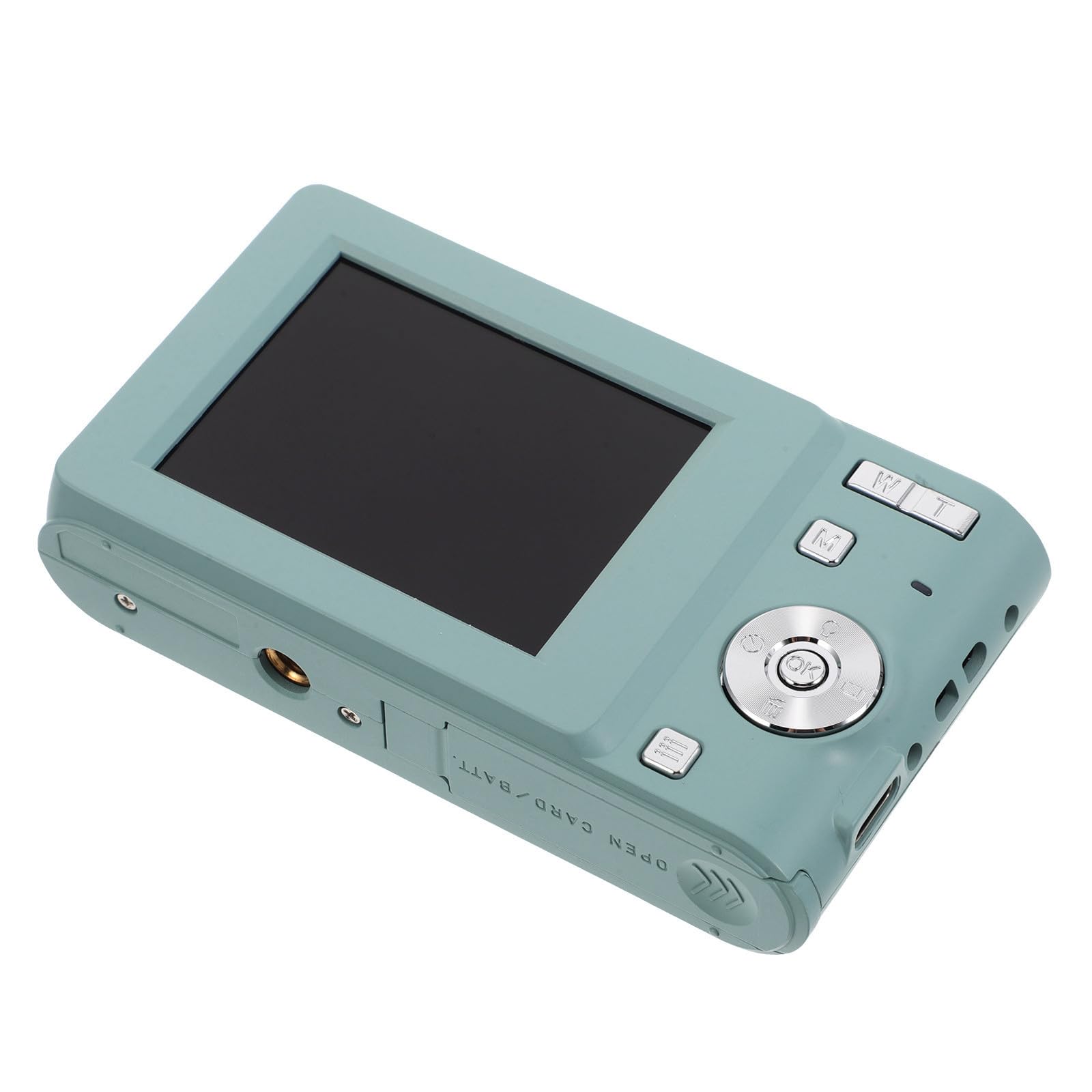 jojofuny Macchina Fotografica Digitale Compatta Verde, Mini Camera Portatile in Abs, Leggera e Facile da Usare per Fotografia e Viaggi