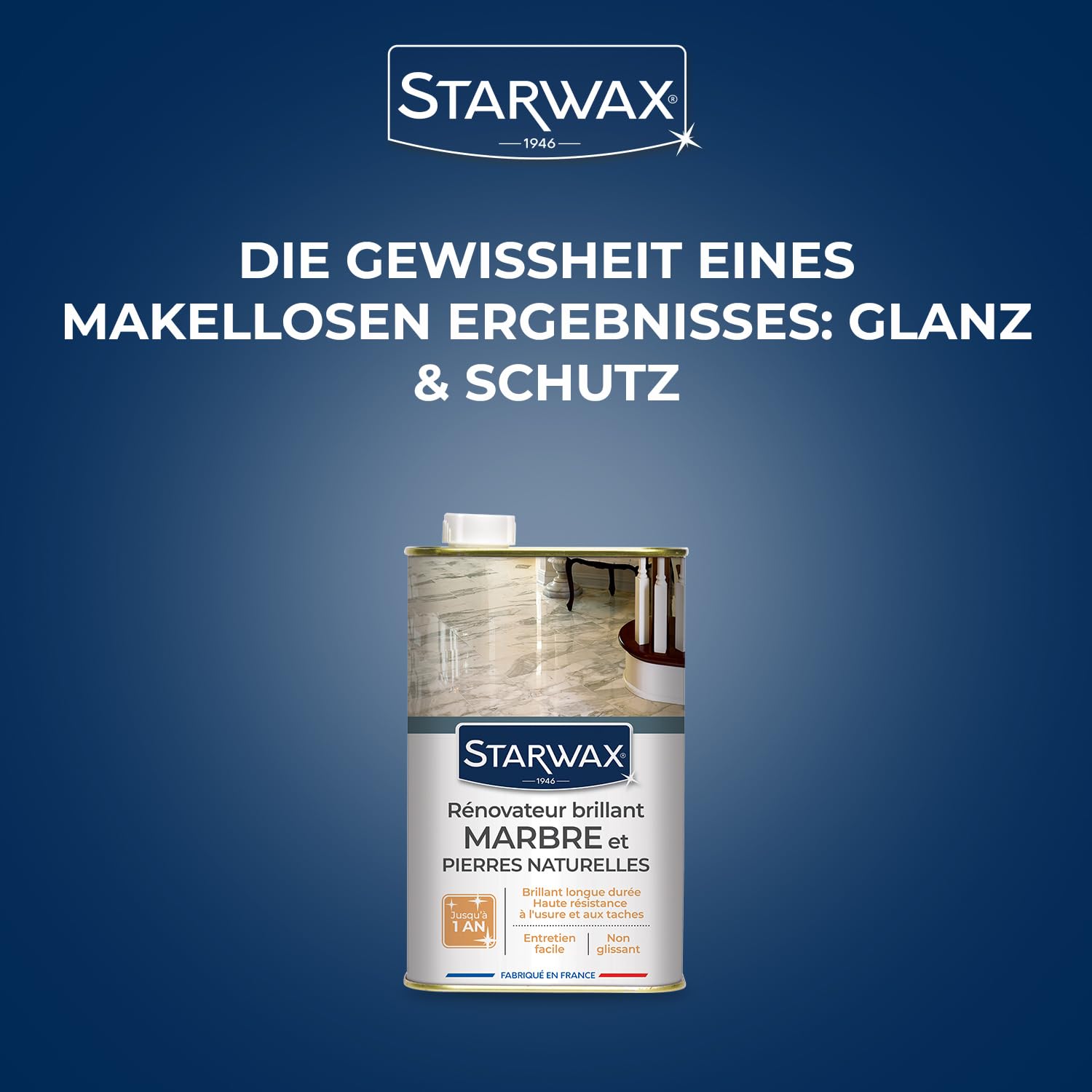 STARWAX Schützender Glanzauffrischer Marmor und Naturstein 1 l