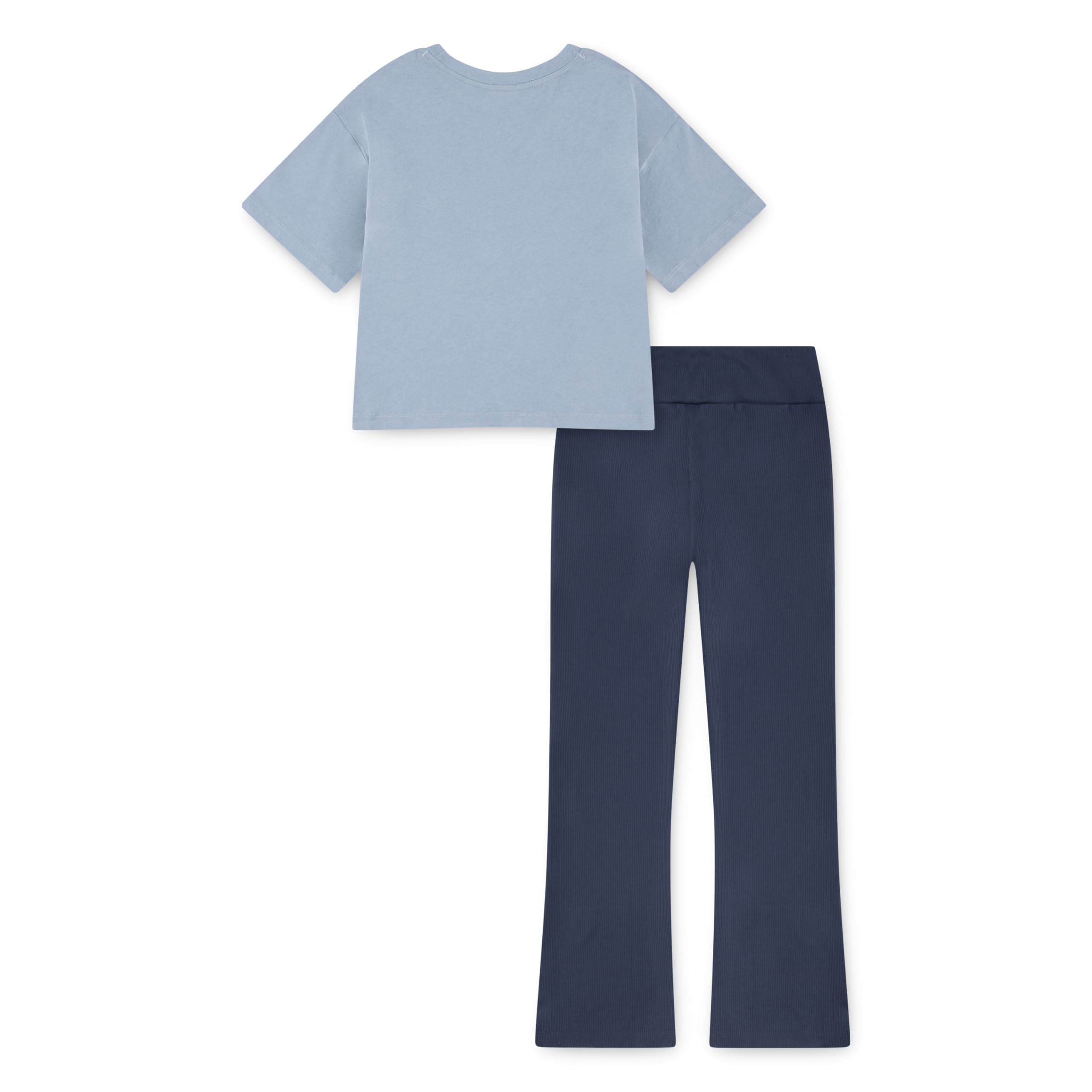 Converse Set maglietta squadrata e leggings svasati da ragazza