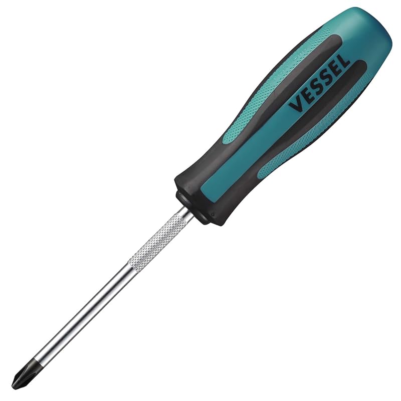 Chave de Fenda VESSEL MEGADORA No. 900 Ponta JIS Phillips +2 com Haste de 100 mm 900P2100J