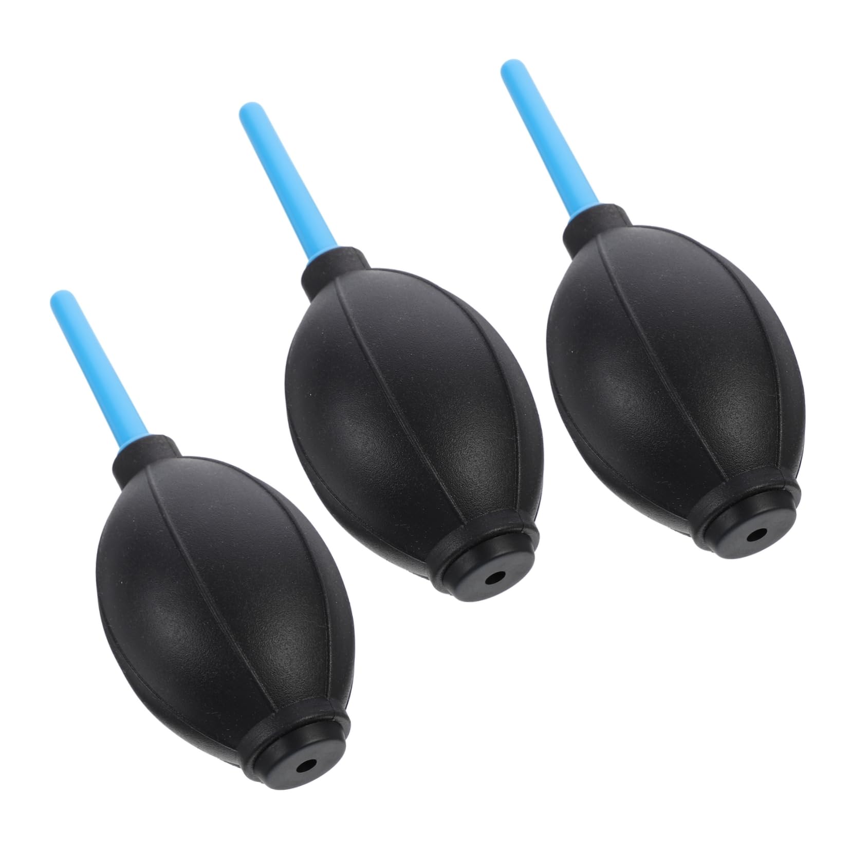 SHOWERORO 3Pcs Squeeze Ball Pump Air Blower Cleaner for Digital Cameras Powerful Dust Removal Tool with Pin Valve Nozzle for Lenses Sensors and Filters