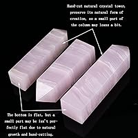 Vista 65 de JIC Gem Extra Large Rare Dendritic Jade Crystal Tower Natural Quartz Crystal Tower Point Wand Large Crystals and Stone Energy Crystal Wand Home