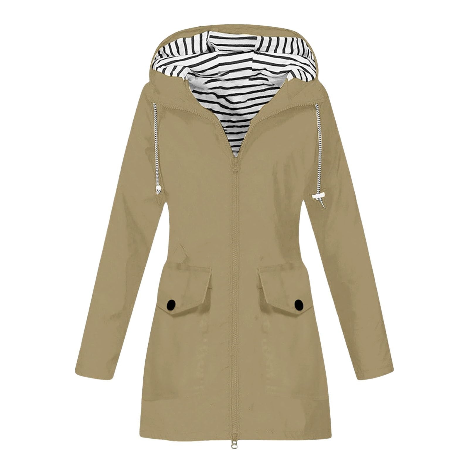 Chaqueta Cortavientos Para Mujer, Ideal Actividades Al Y Montañismo, Otoño E Invierno. Gabardinas Anorak Mujer Invierno Impermeable Abrigo Chubasquero Parka Primavera Softshell Roja