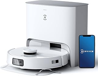 ECOVACS DEEBOT T10 PLUS Robot Vacuum Cleaner with Mop and Auto-Empty Station 3000 Pa, AIVI 3.0 Obstacle Avoidance, OZMO™ Pro 3.0 oscillating mopping, TrueMapping Navigation, YIKO AI Voice Interaction