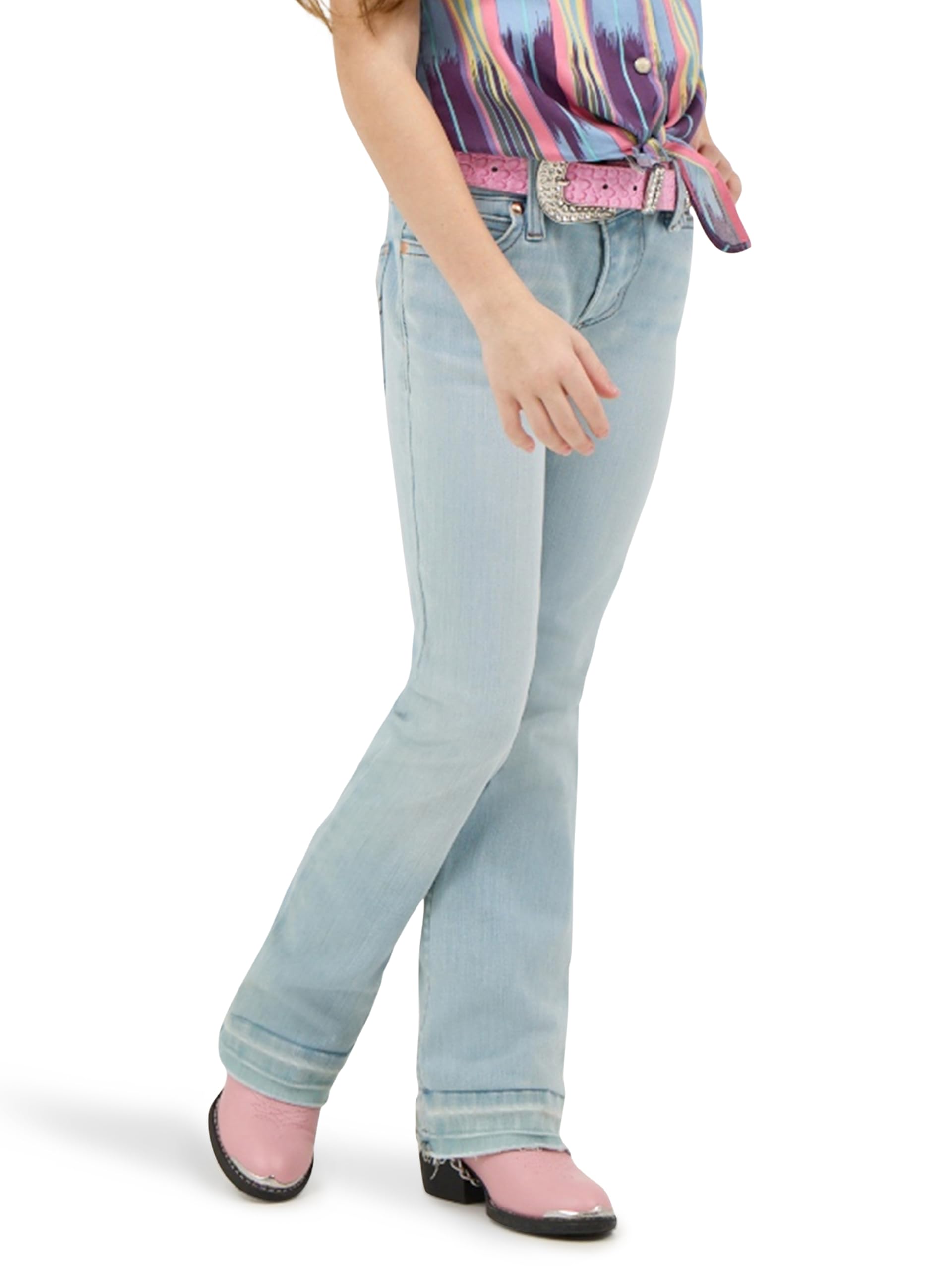 Wrangler X Lainey Wilson Boot Huggers Jeans para Niñas