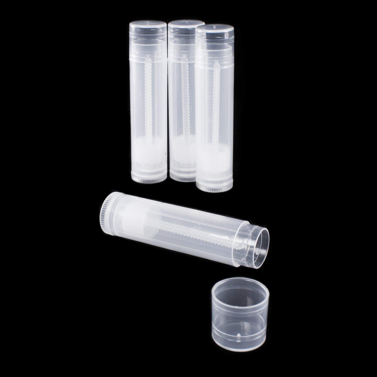 Hunky Dory 5 Grams Transparent Cosmetics Shan Jar Container for Chapstick, Lip Balm, Essential oil, Costemic, Makeup Use(Pack of 3)