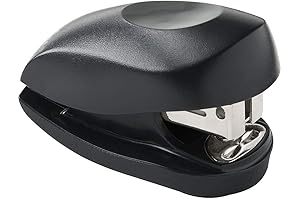 TOTMini Stapler: 12 Sheet Capacity Plus Paper Clinch and Compact Staple Free Staple