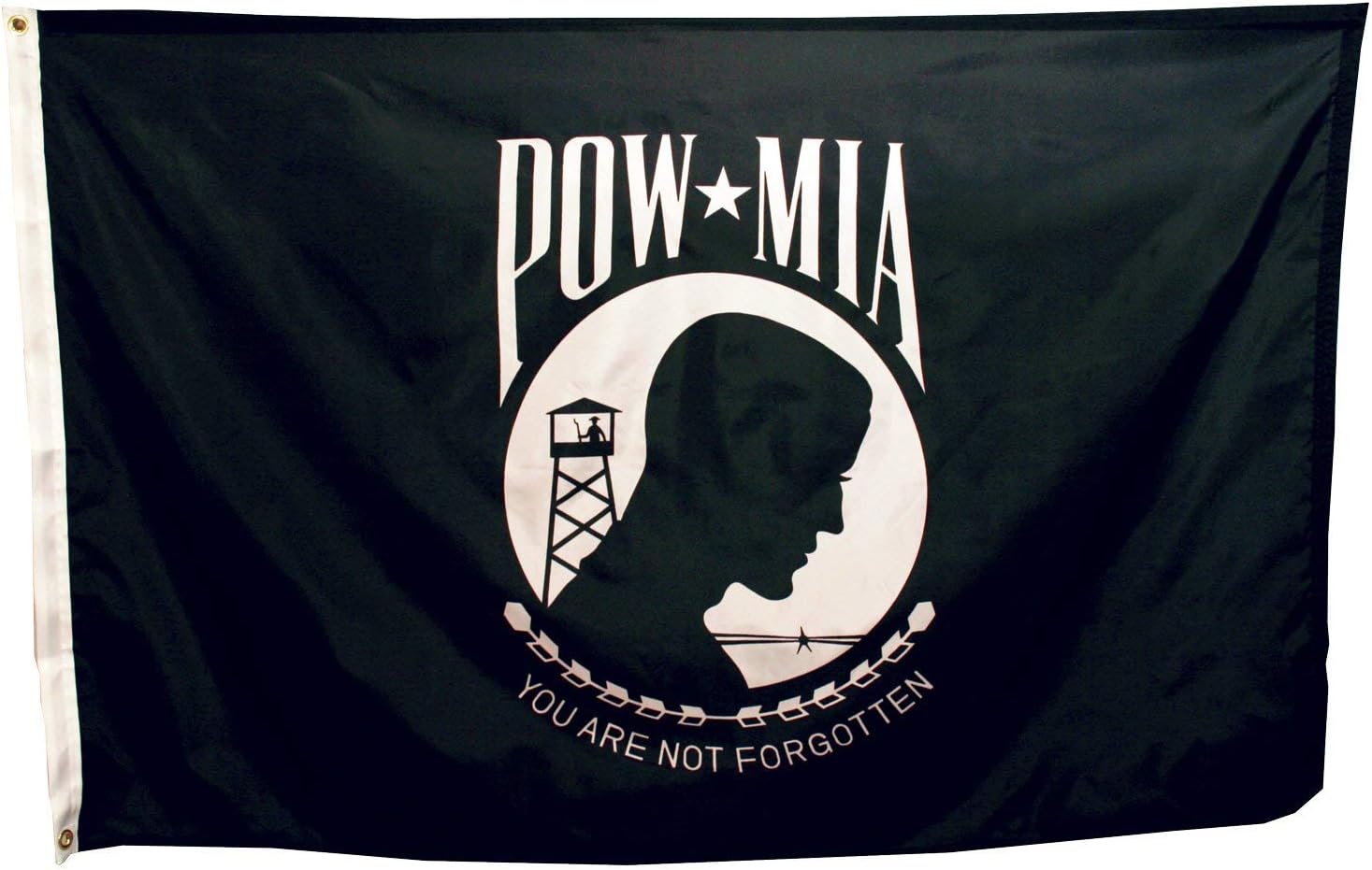 3x5' POW/MIA Nylon Flag - Double Sided - All Weather, Durable, Outdoor Nylon Flag - All Star Flags