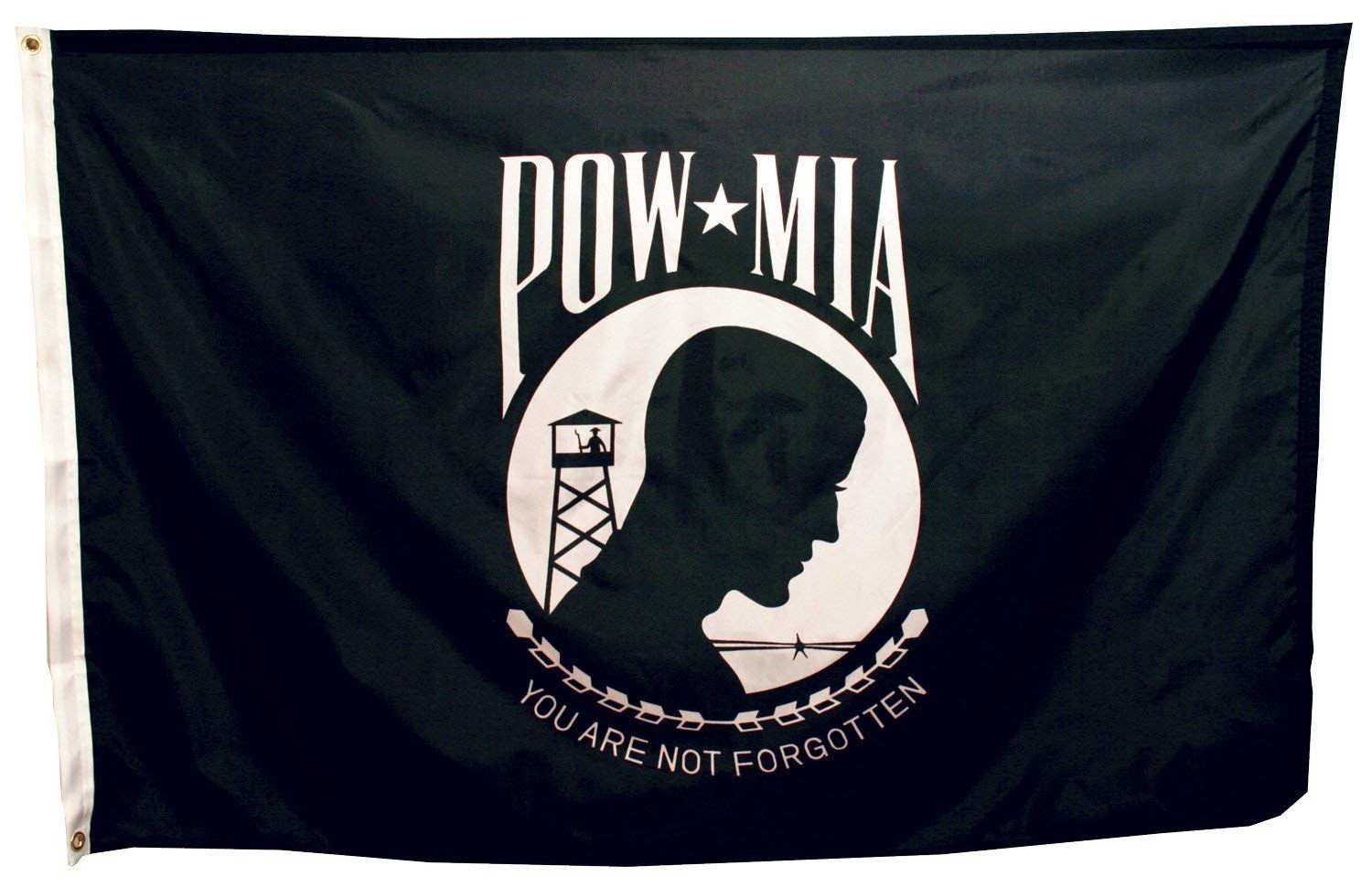 3x5' POW/MIA Nylon Flag - Double Sided - All Weather, Durable, Outdoor Nylon Flag - All Star Flags