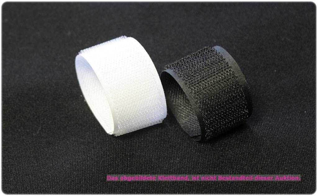 Velcro in velcro con schiuma circa 1,6 mm, tappezzeria per auto, mobili imbottiti (nero, 1,35 m x 5 m)