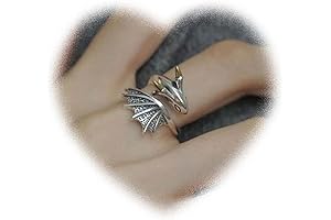 Vintage Dragon Silver Ring for Women