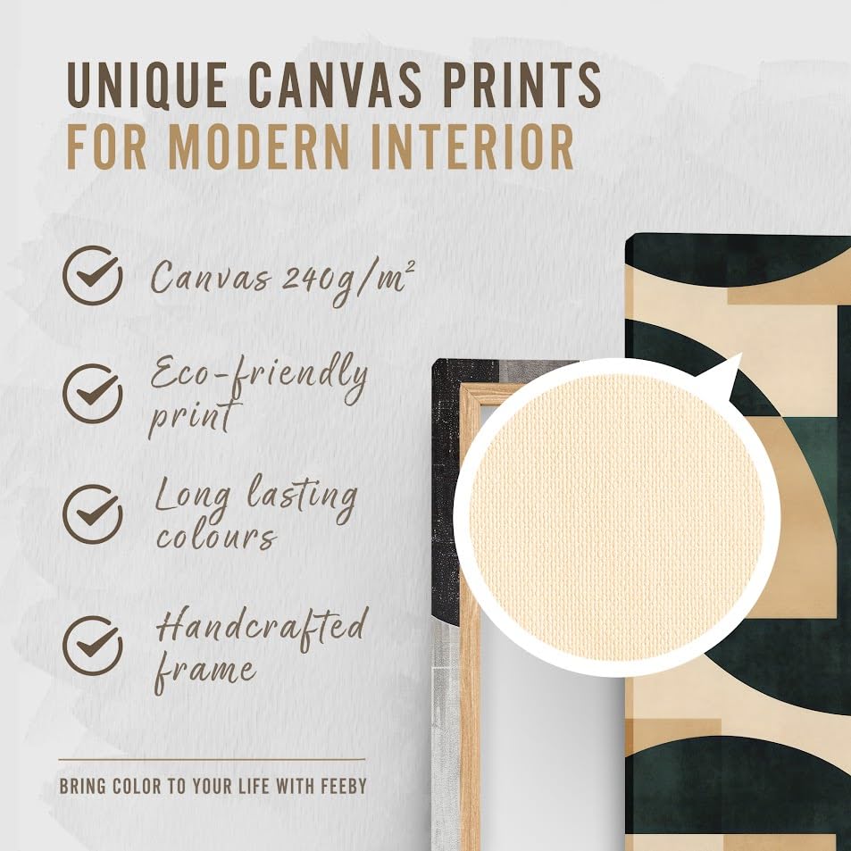 Quadro Su Tela 45x30cm - Paesaggio Lago Per Camera Da Letto - Foto 9